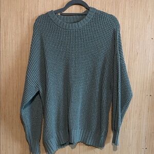 American Eagle Outfitters Women's Crewneck Sweater - Deep Teal